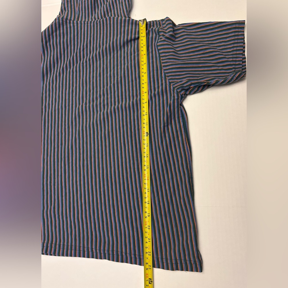 Guess Blue and White Striped Hoodie - Picture 9 of 13